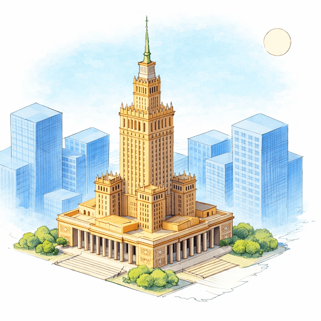 Isometric city background