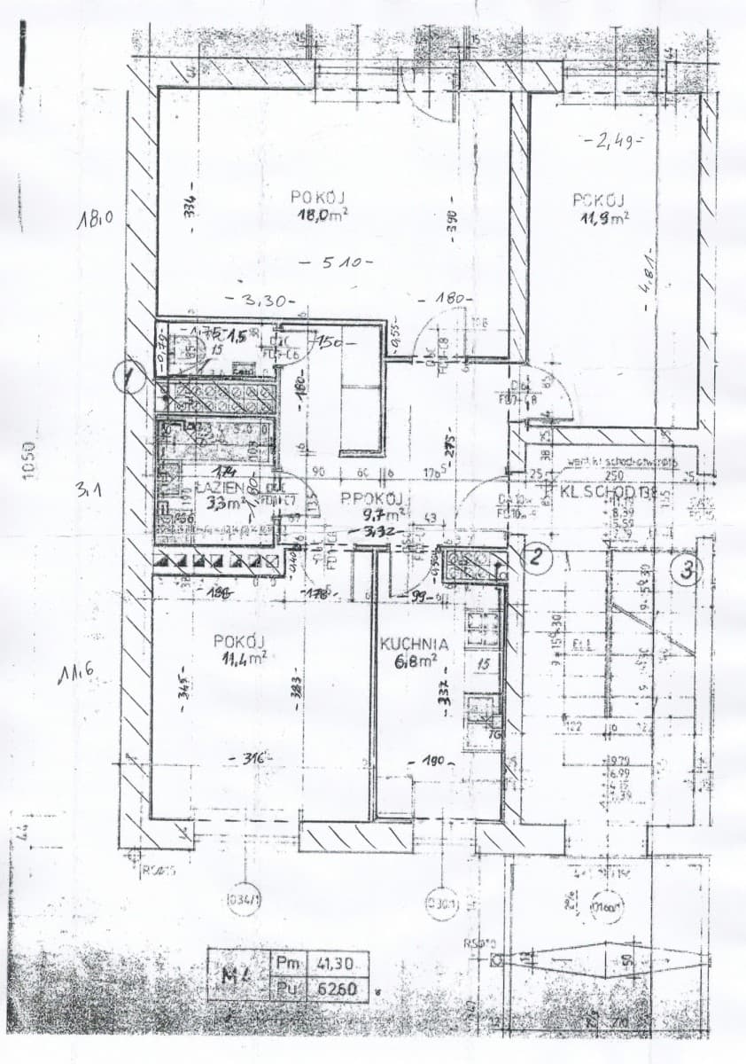 Просторная 3-комнатная квартира с балконом в Урсусе – 19