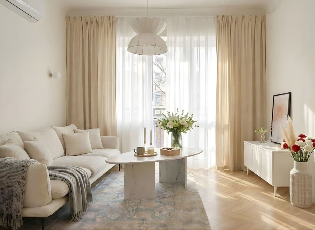 Светлая 3-комнатная квартира в Саской Кепе с балконом – 1