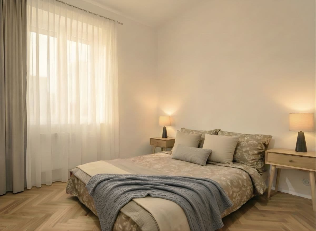 Светлая 3-комнатная квартира в Саской Кепе с балконом – 9