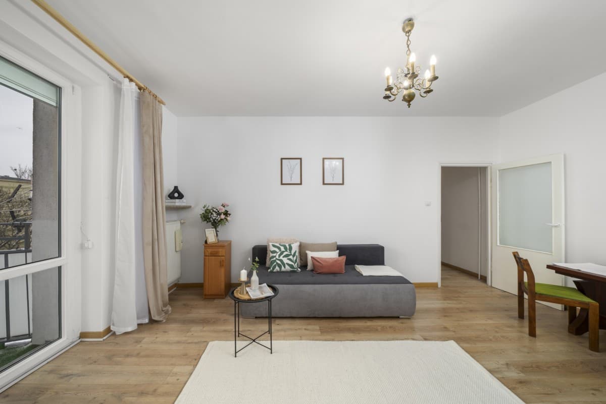 Светлая квартира рядом с Паком Шчастливицким – 4