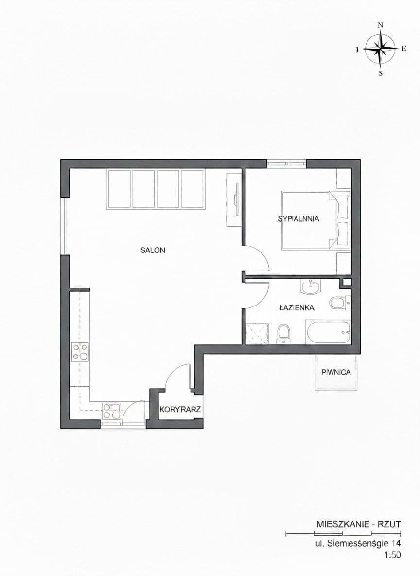 Светлая двухкомнатная квартира у ВАР – 3