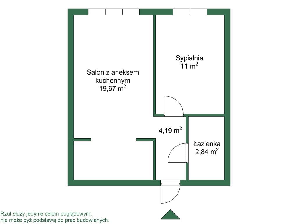 Отремонтированная квартира с юго-западным видом в Воле – 15