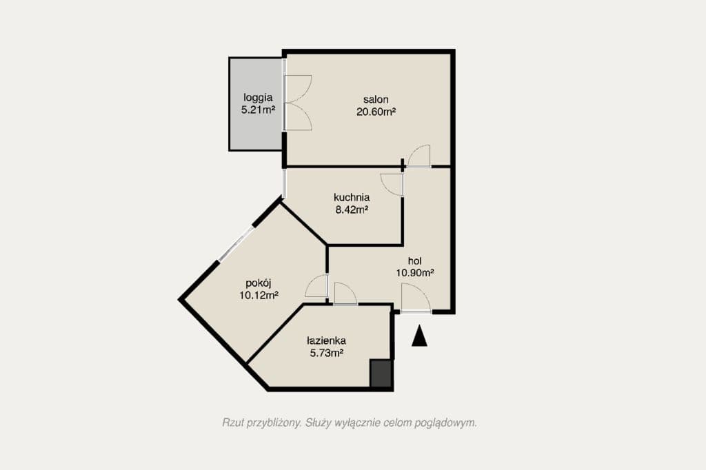 Двухкомнатная квартира с балконом в Бемово – 19