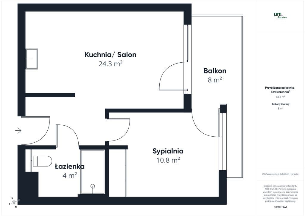 Светлая 2-комнатная квартира с лоджией в Марина Мокотов – 2