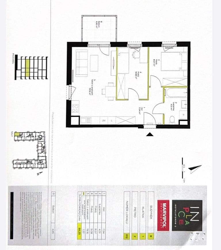 Современная 3-комнатная квартира с балконом в Охоте – 16