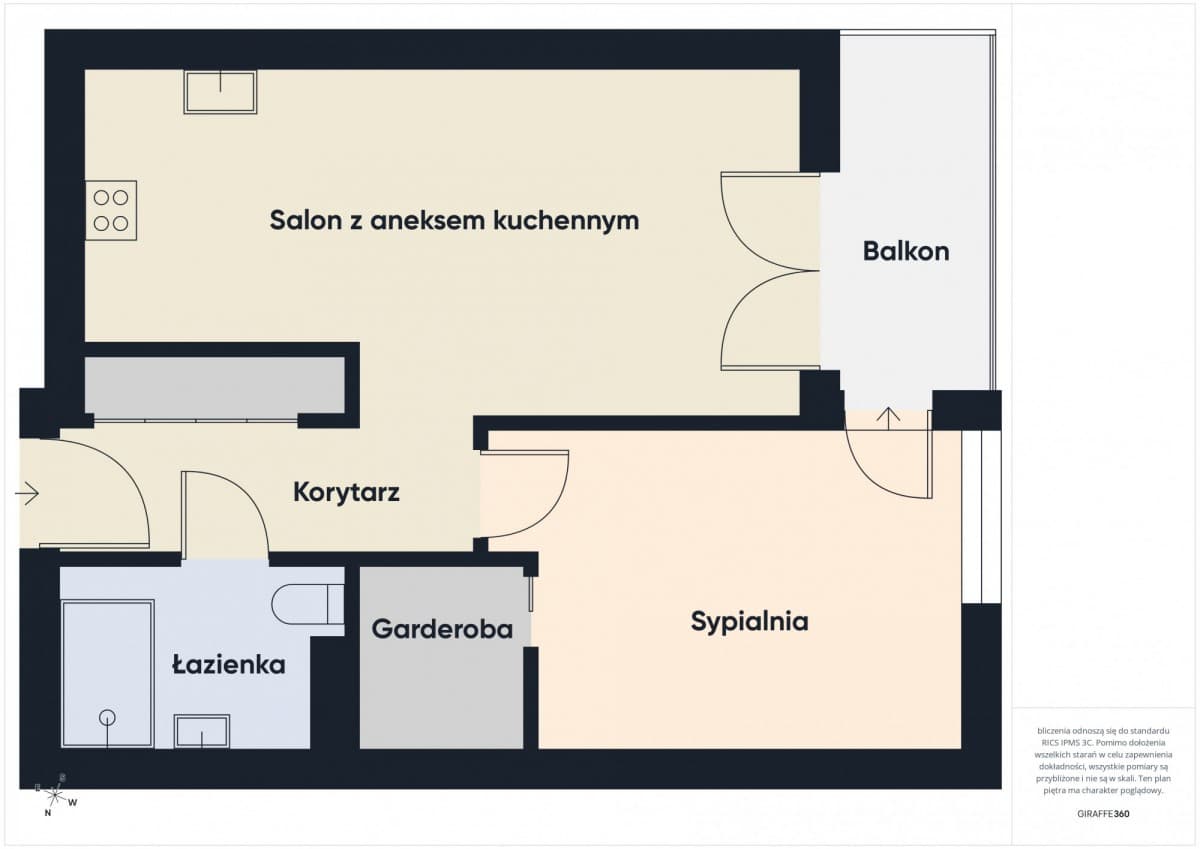 Komfortowe dwupokojowe mieszkanie w prestiżowym osiedlu – 13
