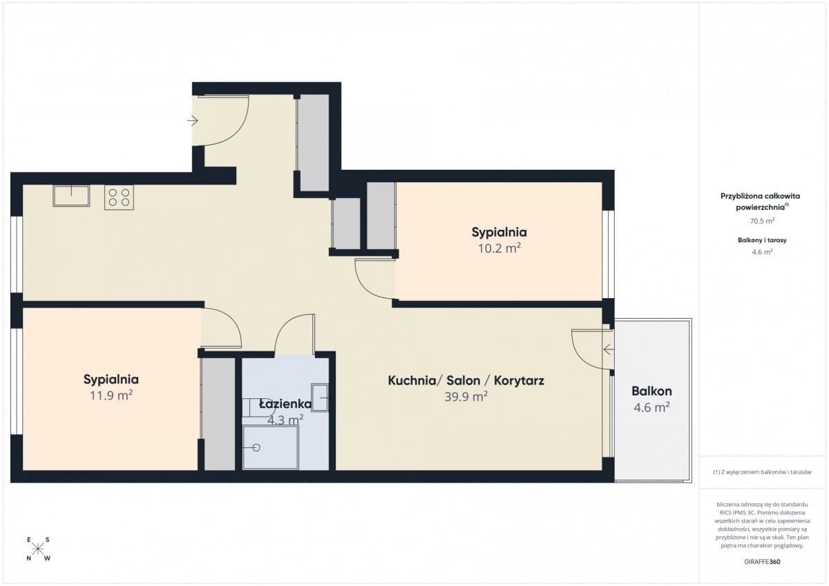 Nowoczesne 3 pokoje z garażem na Gocławku – 20