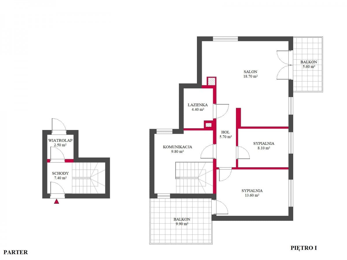 Spacious, private two-level apartment with garden – 19