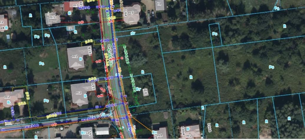 Investment land on busy Ostródzka street – 9