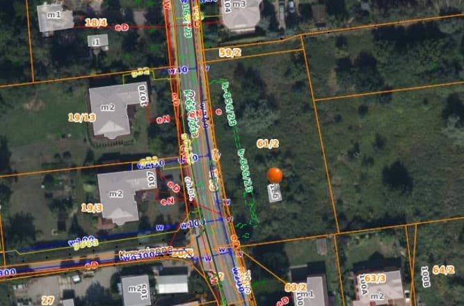 Investment land on busy Ostródzka street – 16