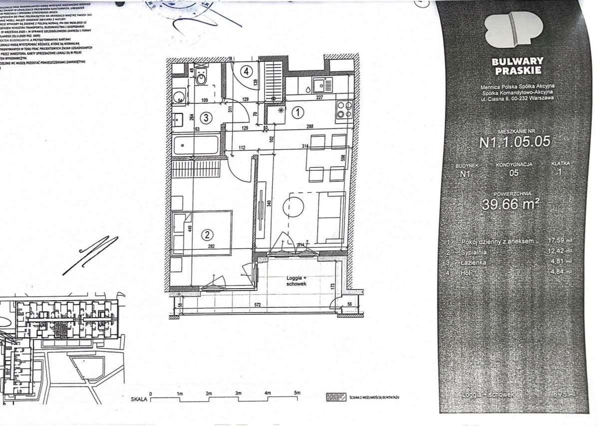 Two-bedroom apartment in Bulwary Praskie with green view – 15