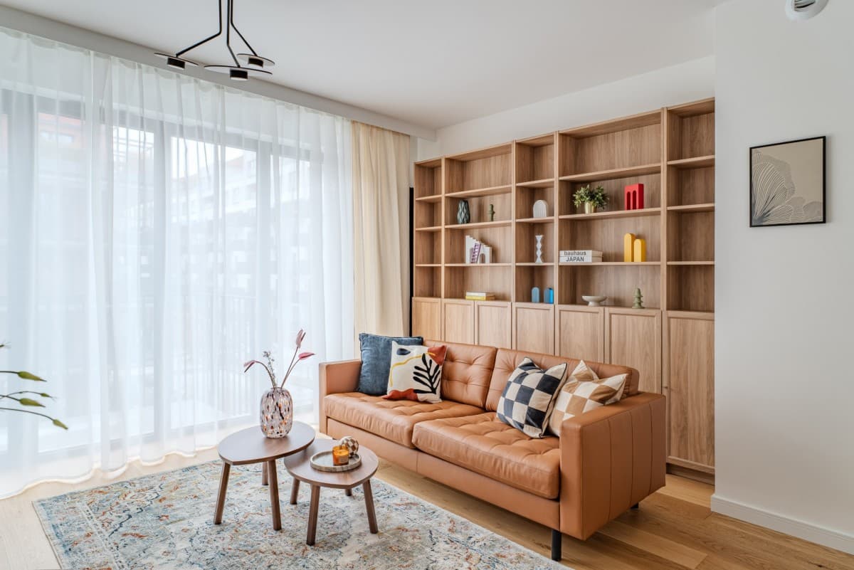 Newly designed 3-room apartment with balcony – 1