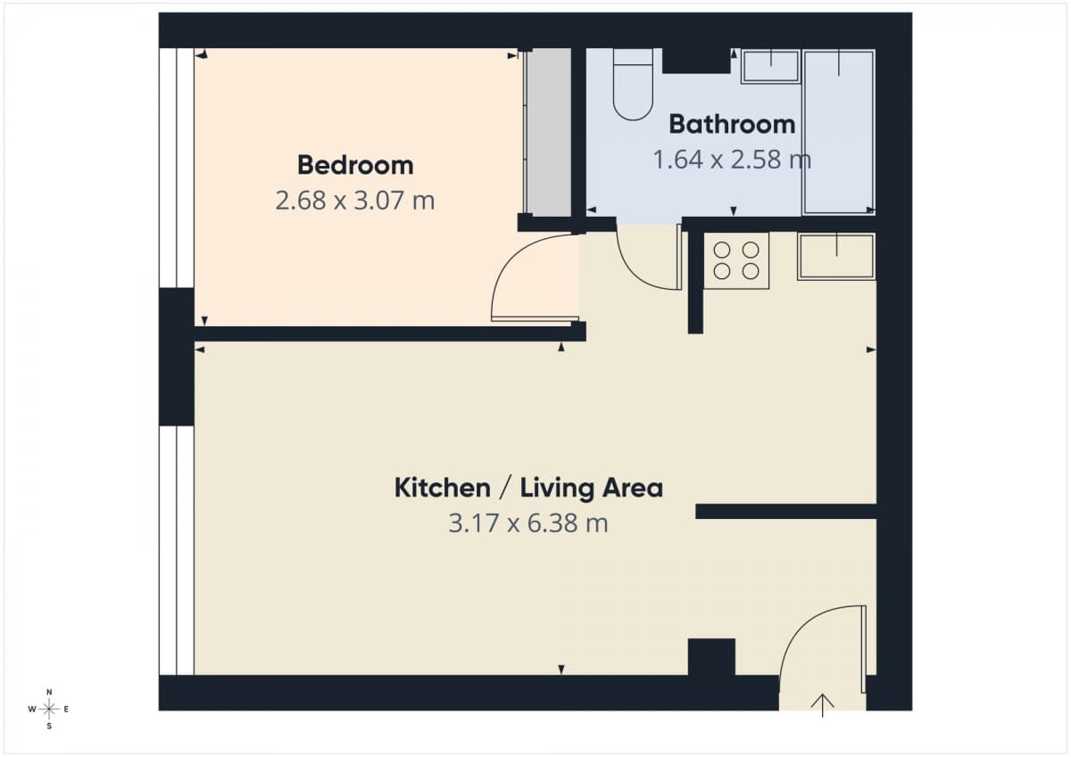 Two sunny rooms near Atlas Tower – 5
