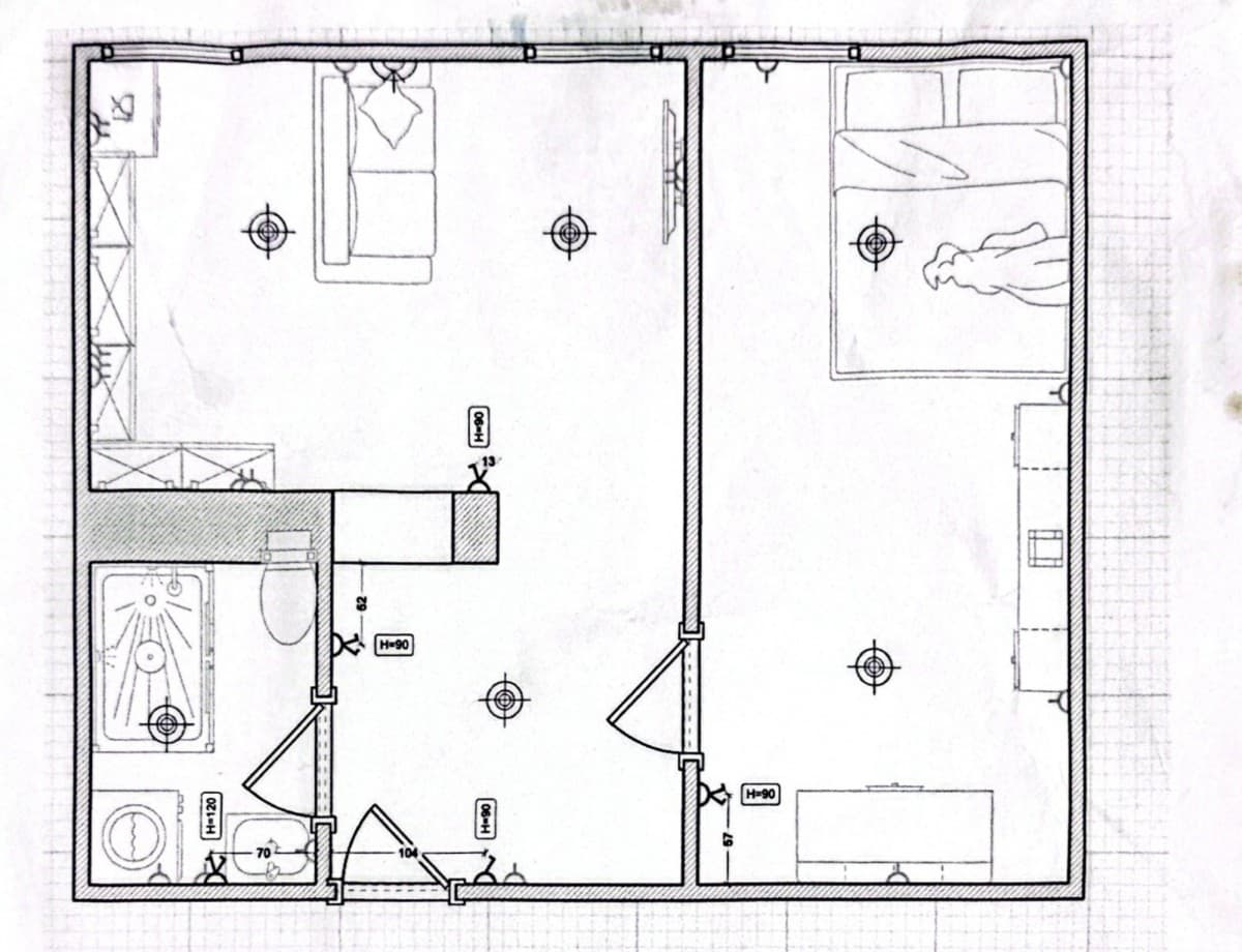 Renovated 34 m² with separate bedroom and parking – 16