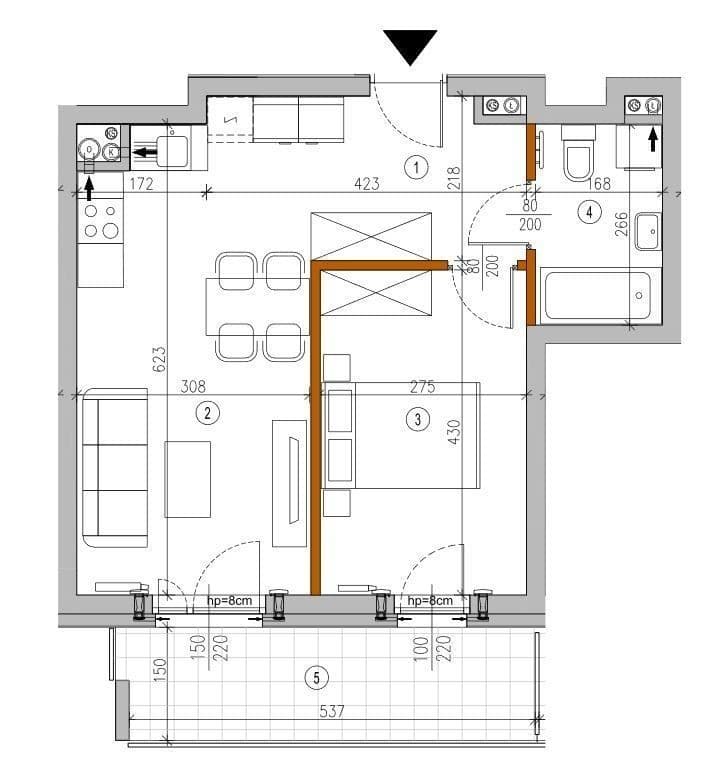 Functional 2-room apartment in quiet neighborhood – 11
