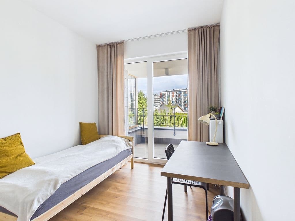 3-room apartment near Chrzanów Metro, available April – 6