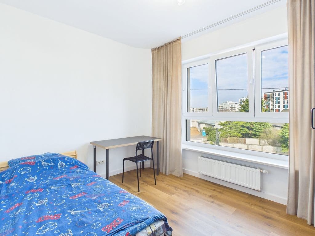 3-room apartment near Chrzanów Metro, available April – 8