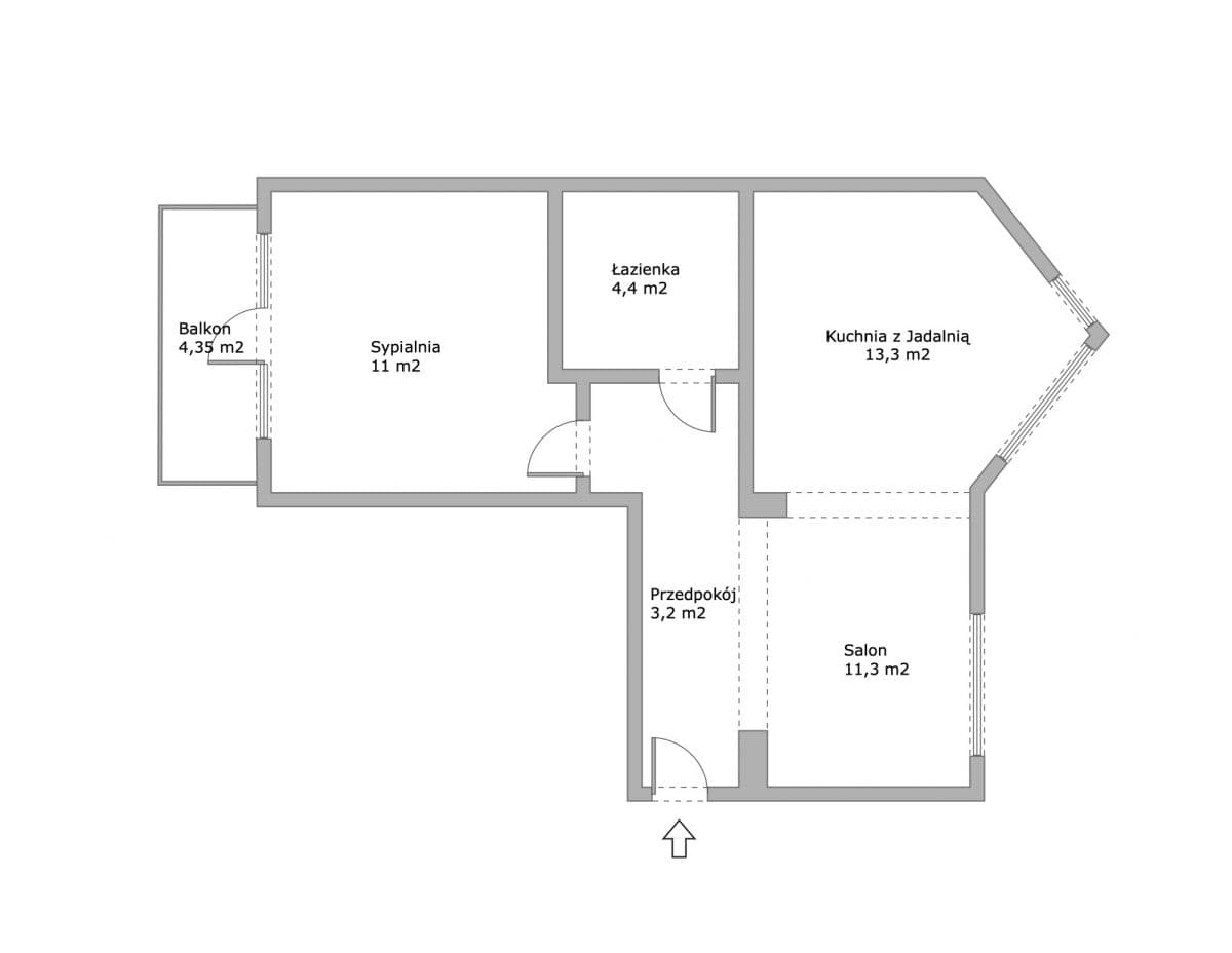 Bright and functional apartment on the first floor – 17