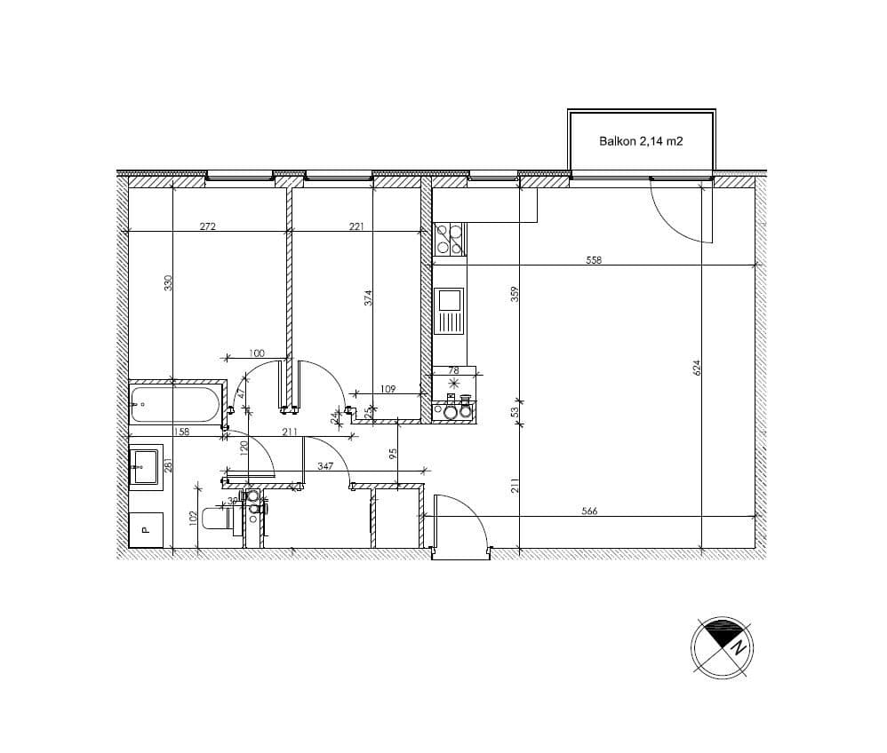 Modern 3-room apartment near Park Znicza – 20