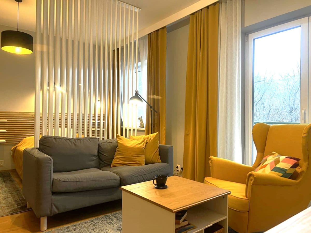 Stylish 36 m² studio with park views – 3