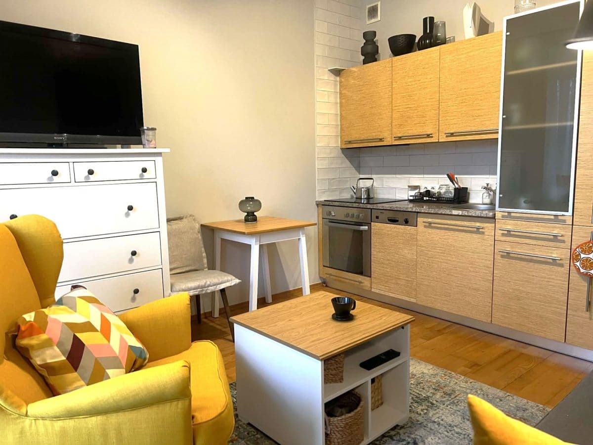 Stylish 36 m² studio with park views – 5