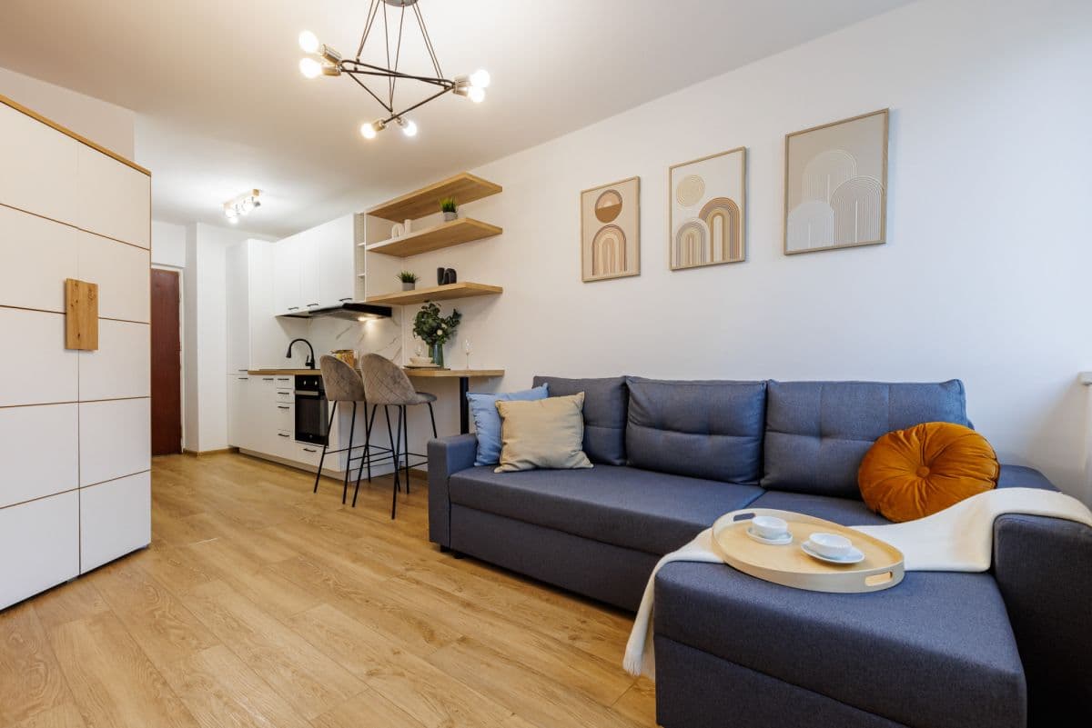 Studio with skyline view in central Warsaw – 1