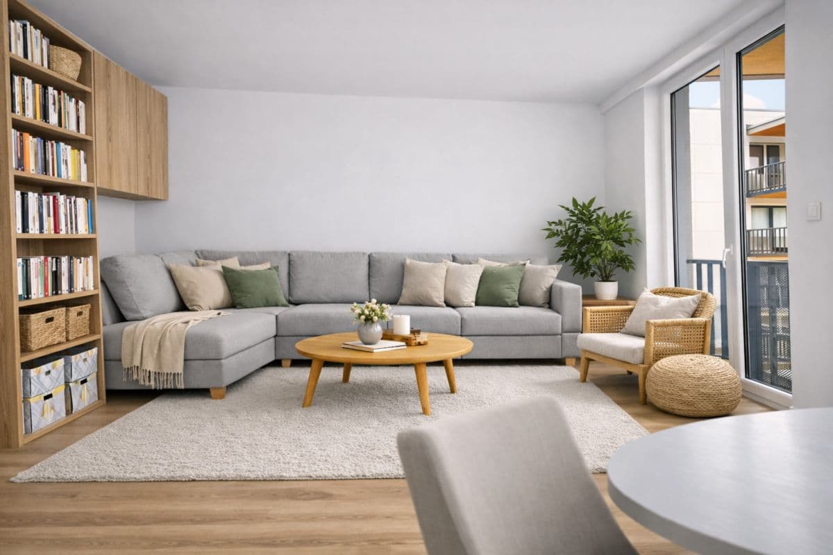 Modern 3-room apartment with garage in Fort Wola – 1