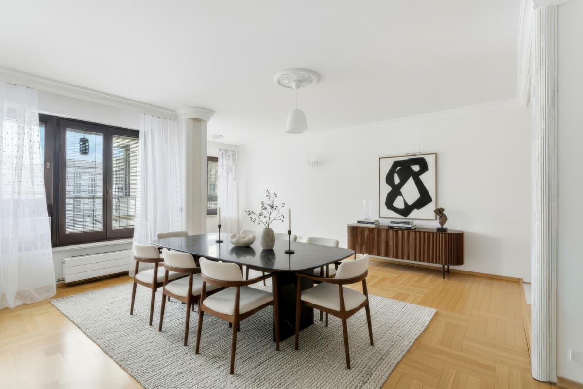 Penthouse with panoramic views in central Warsaw – 1