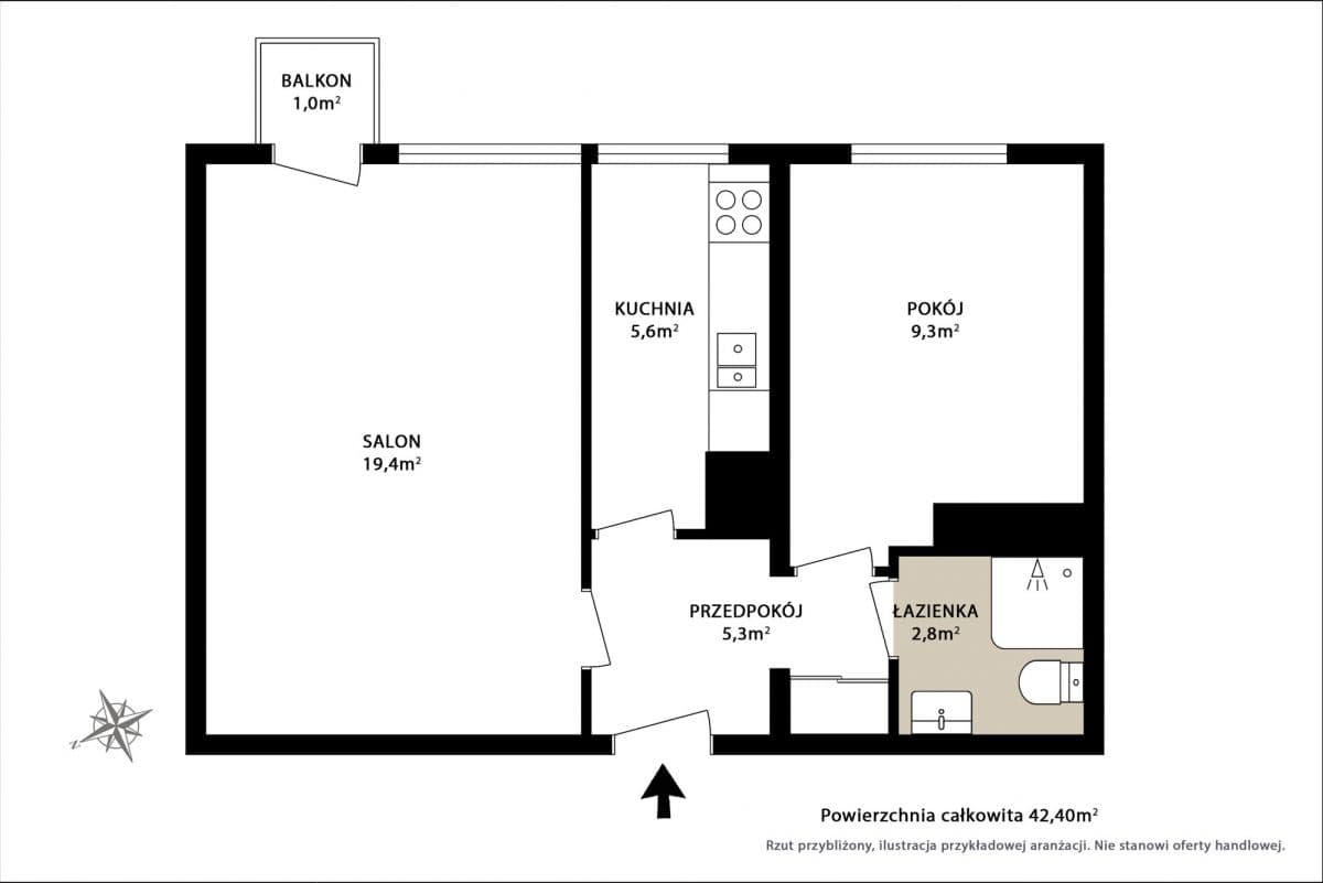 Modern 2-room apartment in tranquil Mokotów – 17