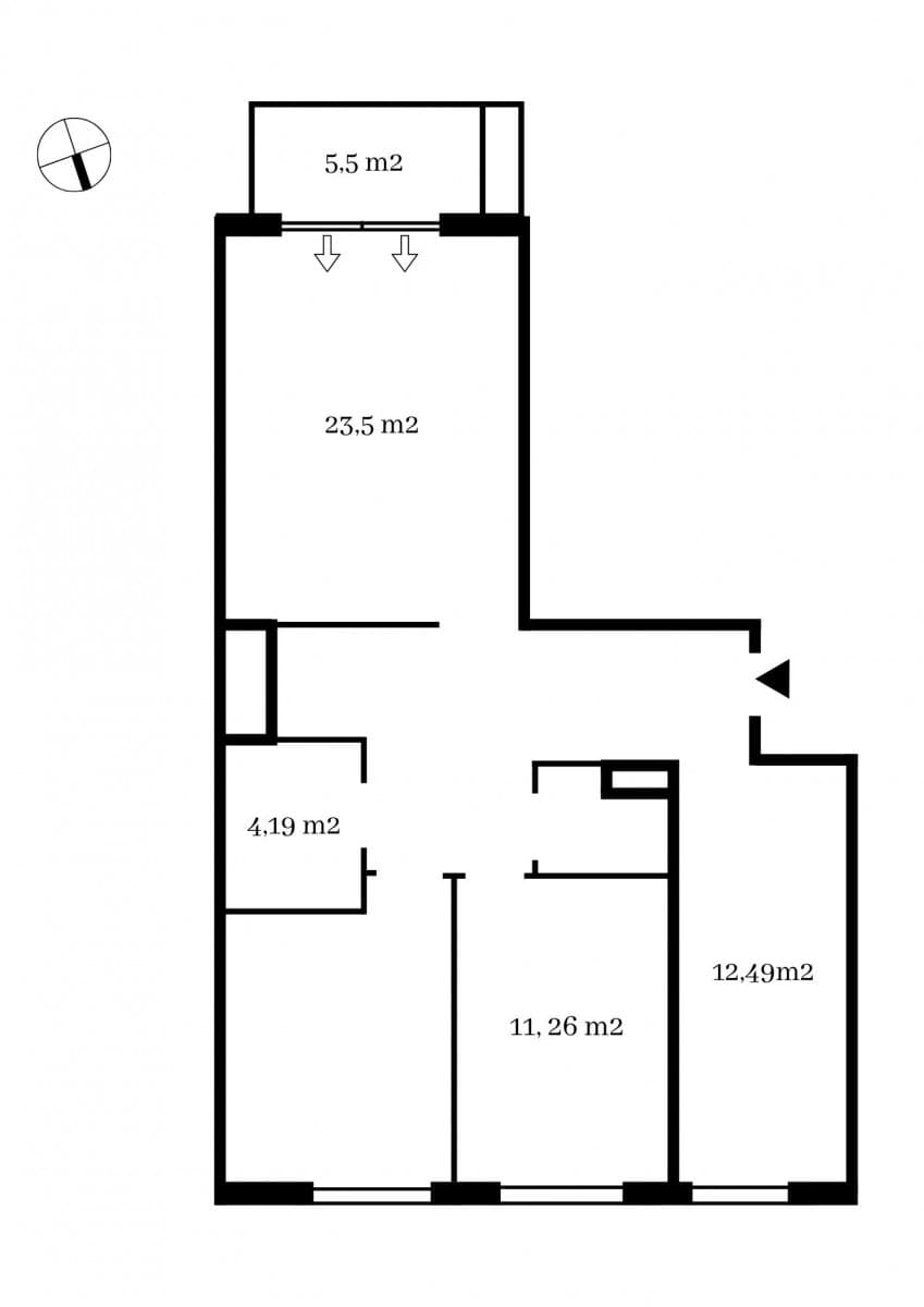 Nowoczesne mieszkanie z widokiem na miasto i balkonem – 8
