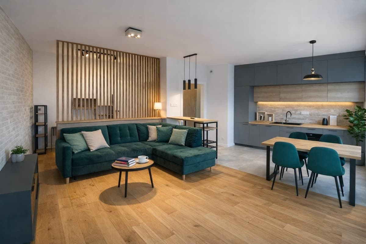 Modern 54 m² apartment with AC and garage – 1