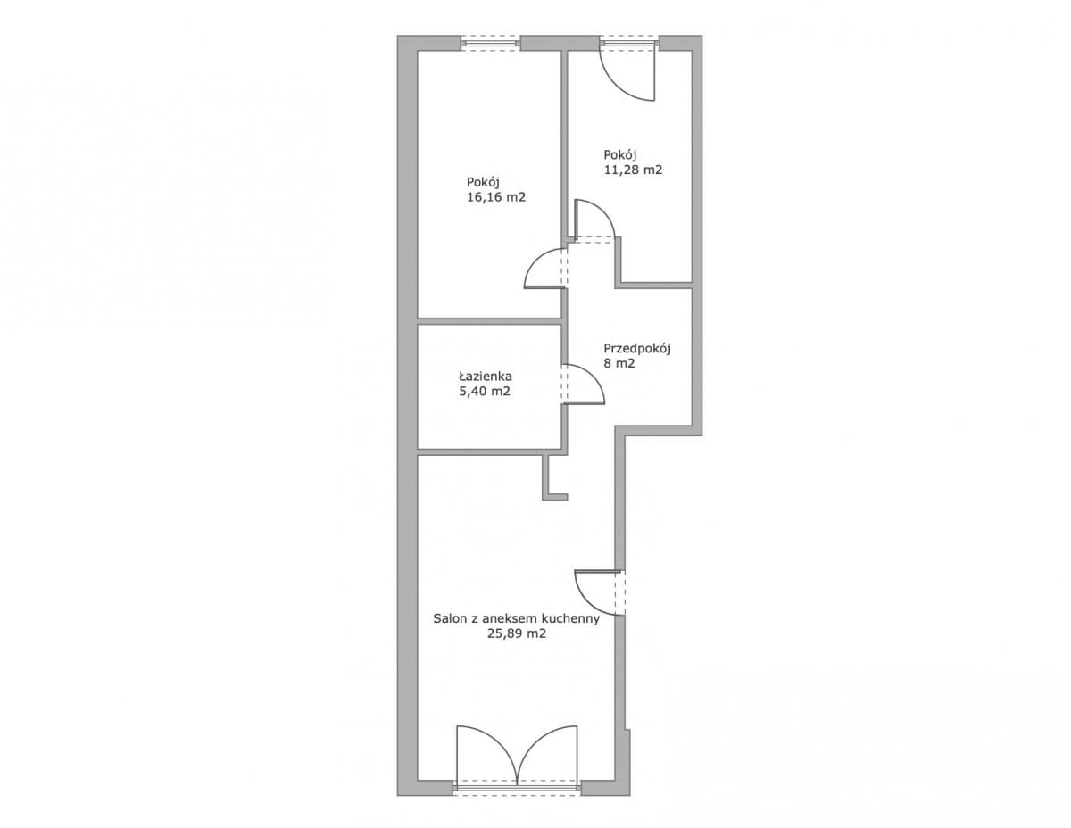3-room apartment with two private gardens – 17