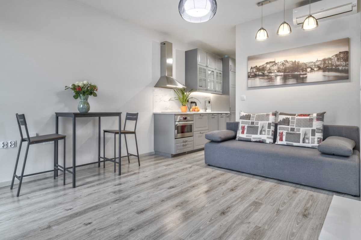 Completed studio with National Stadium view – 4