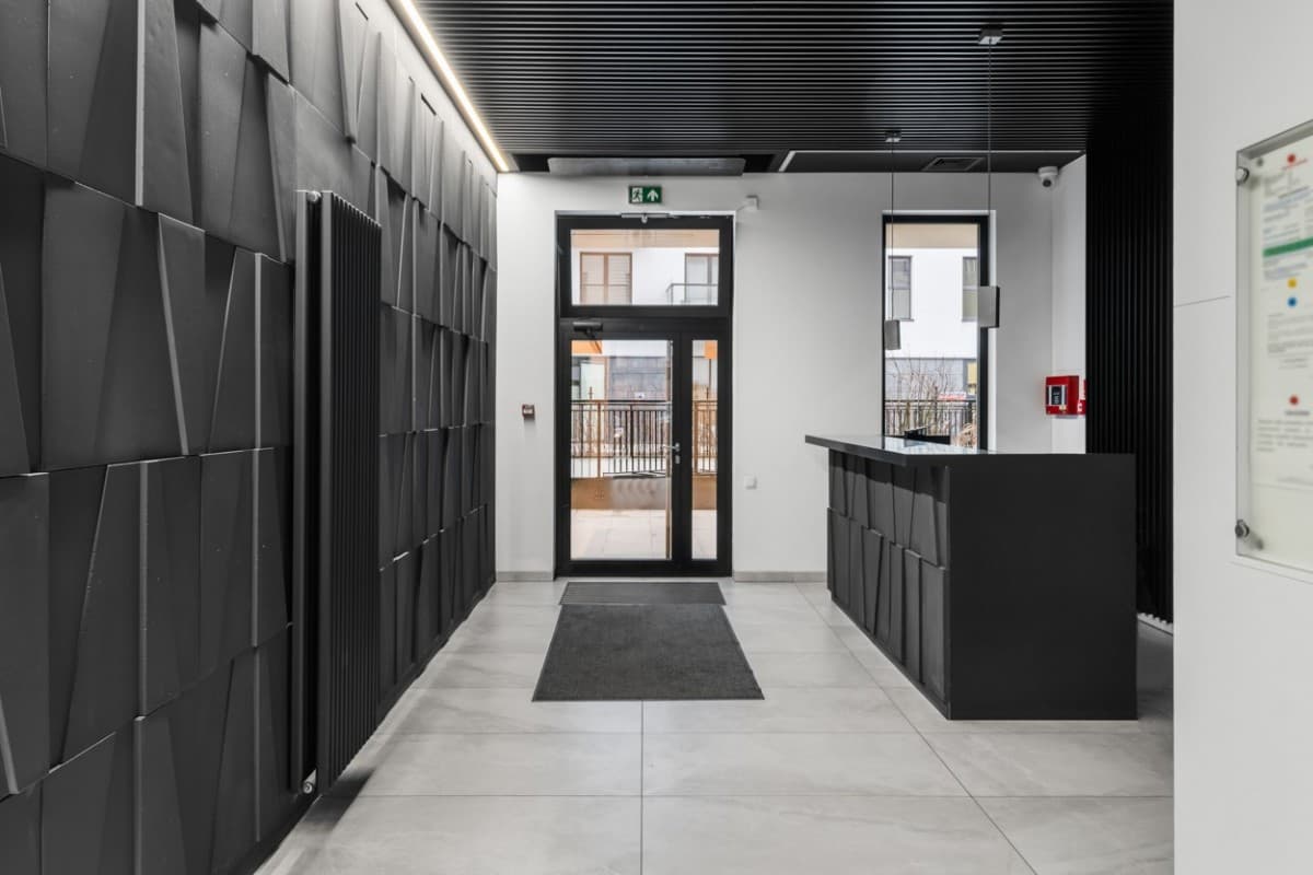 Completed studio with National Stadium view – 11
