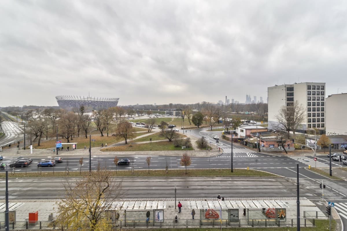 Completed studio with National Stadium view – 12