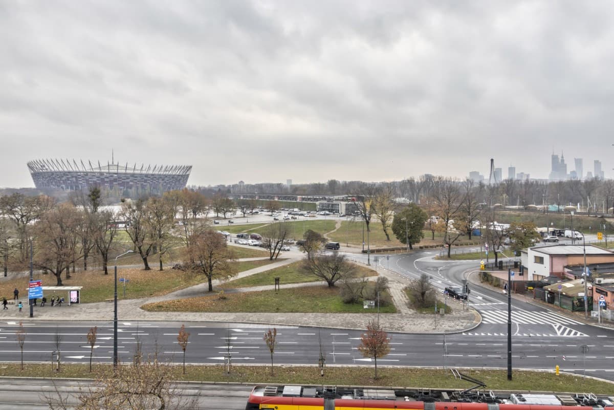 Completed studio with National Stadium view – 13