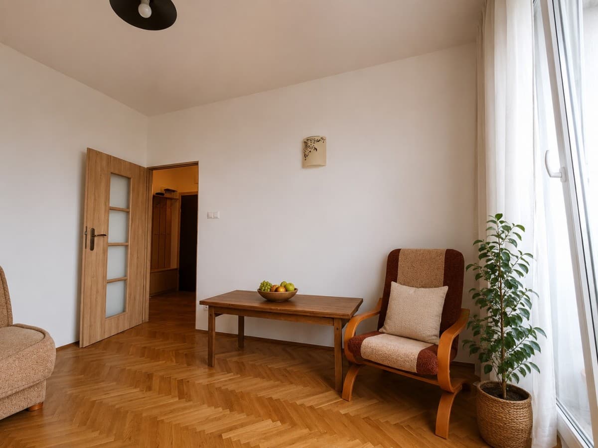 Odnowione mieszkanie 1-pokojowe z balkonem na Pradze – 7
