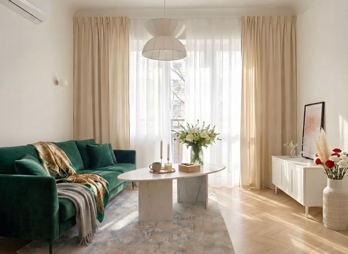 Renovated 3-room flat with balcony in Saska Kępa – 3