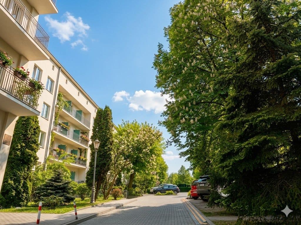 Sunny 35m² apartment in Old Żoliborz with balcony – 13