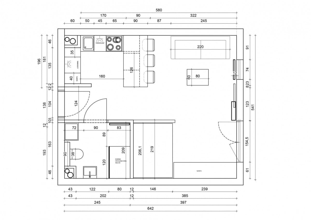 Stylowy umeblowany apartament z prywatnym balkonem w Służewie – 10