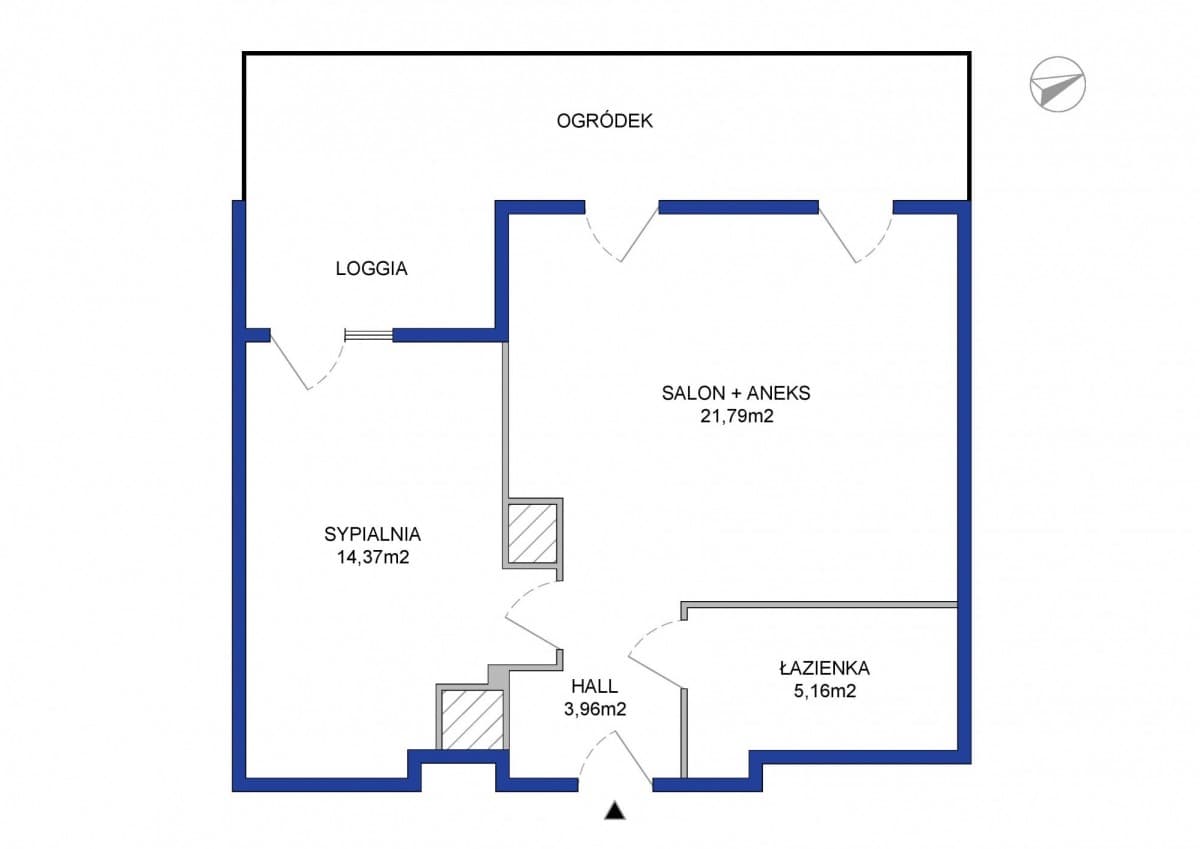Modern 2-room apartment with private garden in Włochy – 15