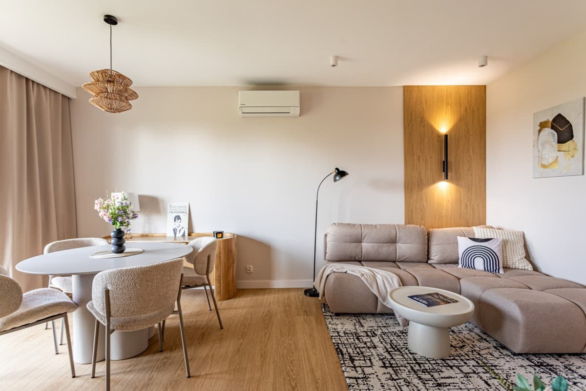Newly finished 3-room apartment with green views – 8
