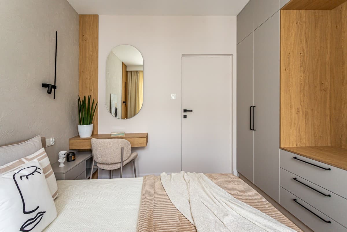 Newly finished 3-room apartment with green views – 10