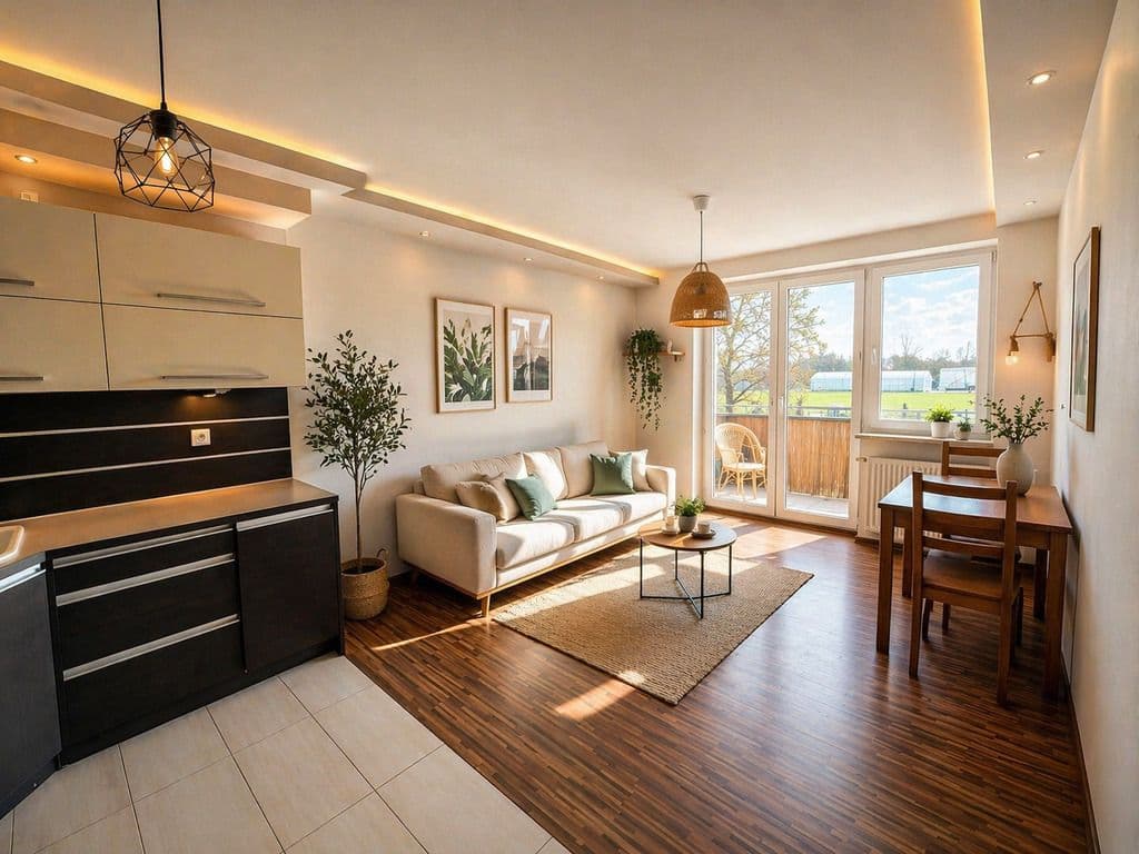 Functional 2-room apartment with balcony in Piaseczno – 1