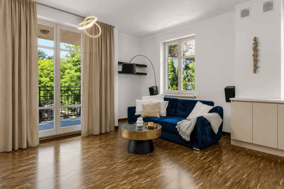 Stylowe 2-pokojowe mieszkanie z dużym balkonem w Wawrze – 7