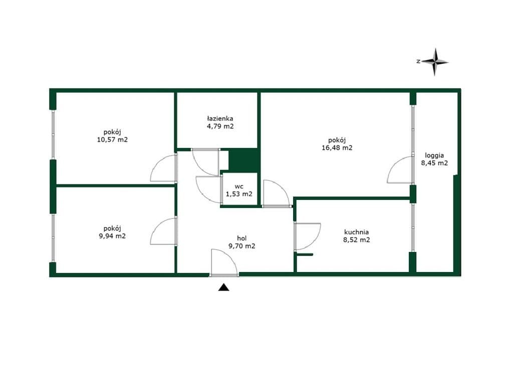 3-room apartment just 1 minute from metro – 7