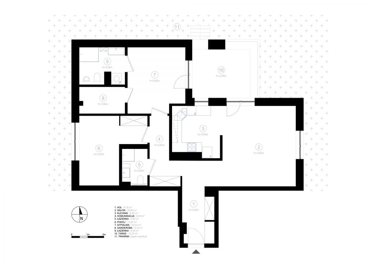 Просторная 3-комнатная квартира в Марине Мокотов – 15