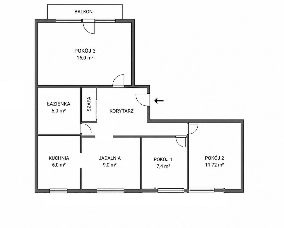 Przestronne mieszkanie 63,8 m² blisko metra Ursynów – 12