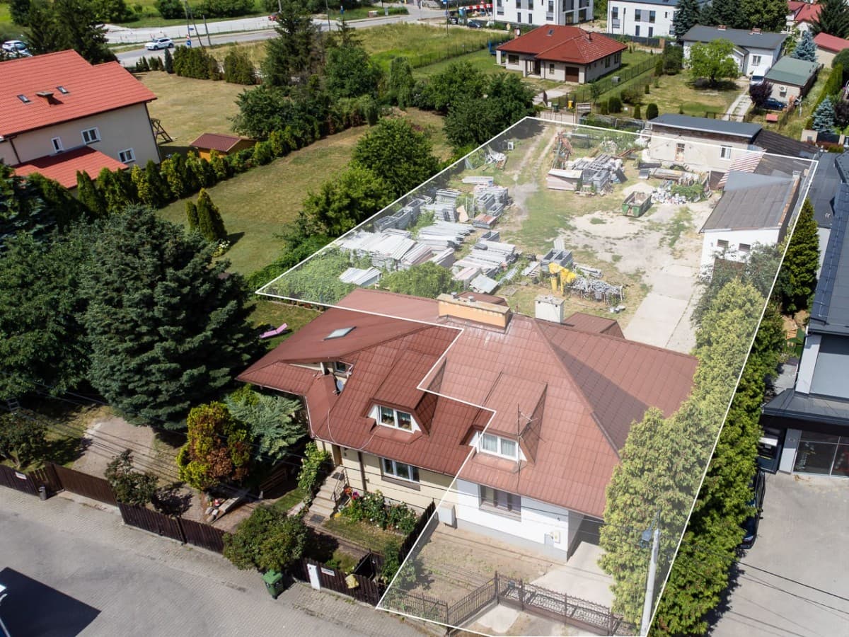Działka inwestycyjna z zabudową usługową w Białołęce – 9
